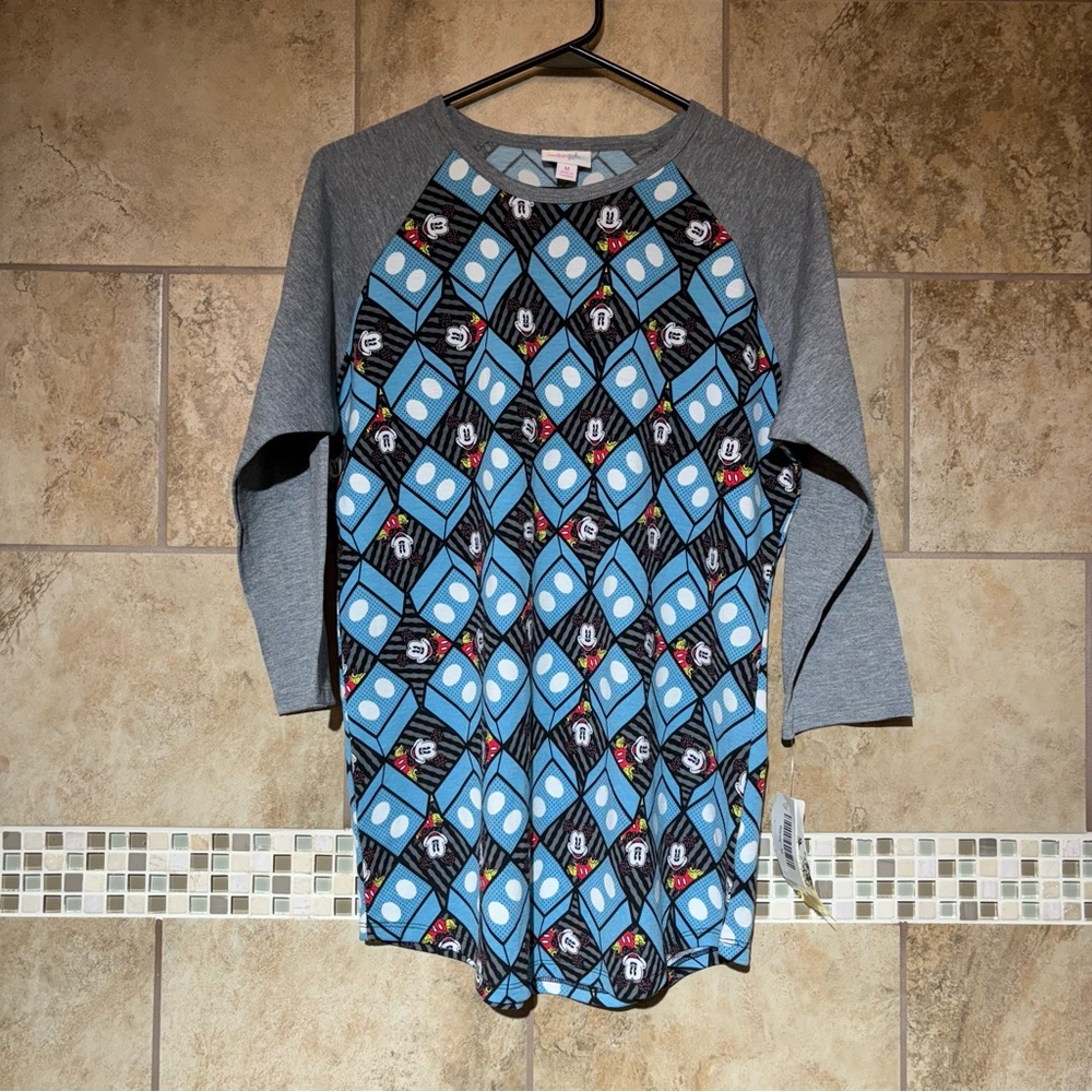 LulaRoe Disney Collab Mickey Randy Shirt NWT
